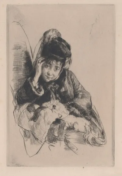 Portrait Of Madame Hector De Callias Nina De Villart