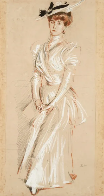 Portrait Of Madame Helleu In Boating Costume