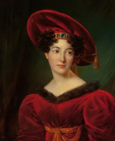 Portrait Of Madame Lestapis Nee Boode Daughter Of Henry Boode