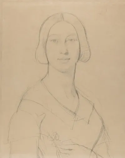 Portrait Of Madame Paul Meurice Nee Palmyre Granger