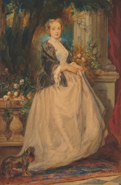 Portrait Of Madame Thomas Nee Camille Boucher