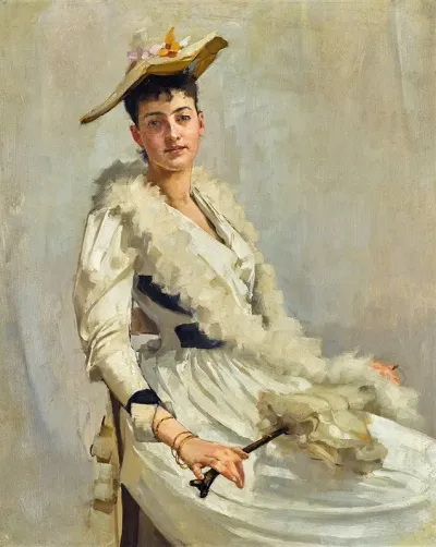 Portrait Of Mademoiselle B