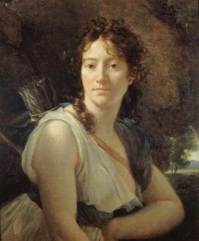 Portrait Of Mademoiselle Duchesnois 1777 1835 Member Of The Comedie Francaise In The Role Of Dido