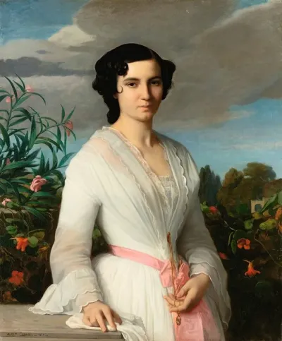 Portrait Of Mademoiselle Louise Mares