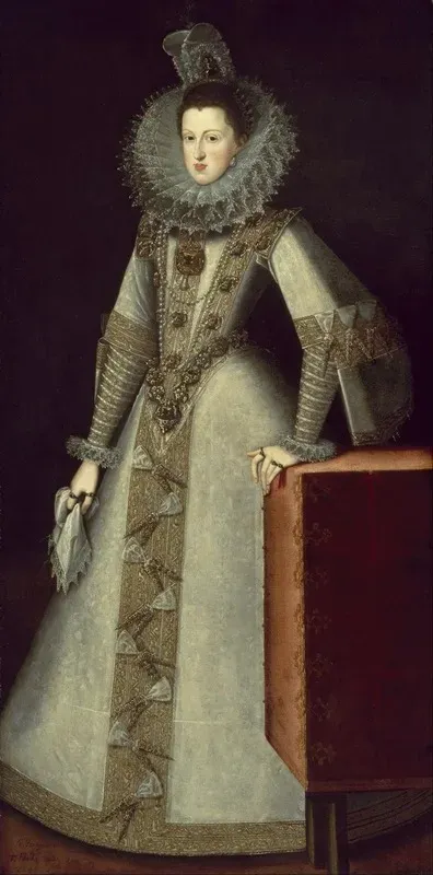 Portrait Of Margaret Of Austria 1584 1611 Queen Of Spain