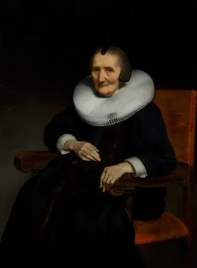 Portrait Of Margaretha De Geer 1583 1672
