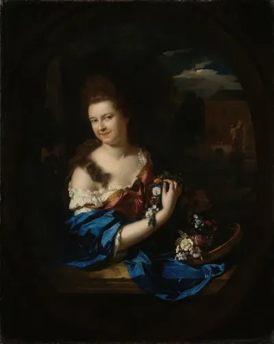Portrait Of Margaretha Rendorp Wife Of Jan Van De Poll