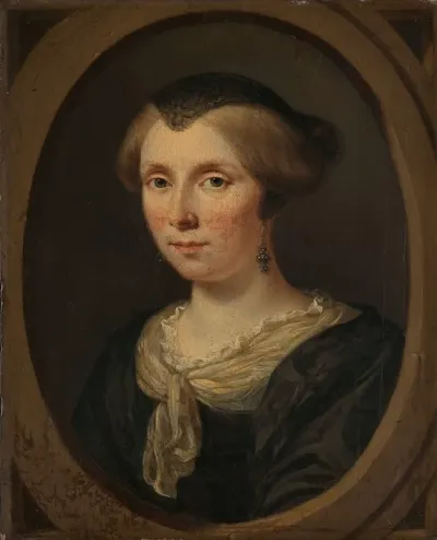 Portrait Of Margaretha Verkolje Wife Of Reinier Couturier