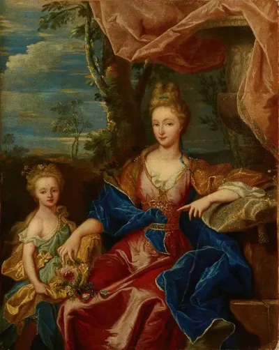Portrait Of Margravine Catherine De Besenval Nee Bielinska