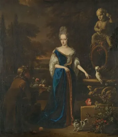 Portrait Of Maria Cornelisz Wife Of Silvester Van Tongeren