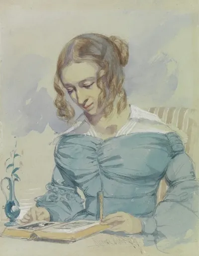 Portrait Of Maria Elizabeth Dadd The Artists Sister