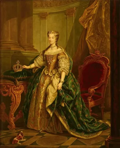 Portrait Of Maria Leszczynska 1703 1768