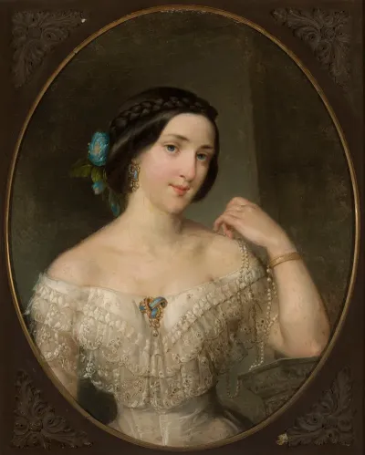 Portrait Of Maria Ludwika Blumenfeld Nee Kobylecka