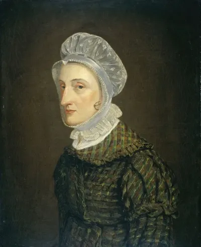 Portrait Of Maria Petronella Mann Wife Of Heinrich Gottfried Theodor Crone