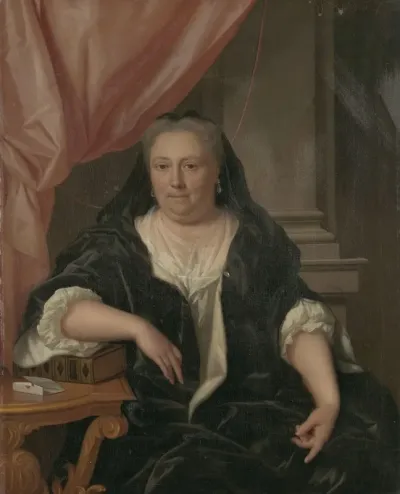 Portrait Of Maria Van Citters 1684 1752 Wife Of Caspar Adriaen Parduyn