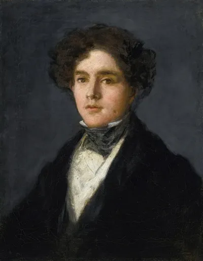 Portrait Of Mariano Goya The Artists Grandson