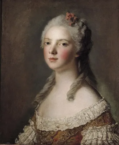 Portrait Of Marie Adelaide Of France Daughter Of Louis Xv Known As Madame Adelaide