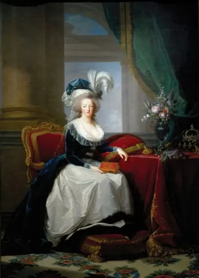 Portrait Of Marie Antoinette Queen Of France