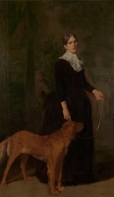 Portrait Of Marie De Coster The Artists Wife 2