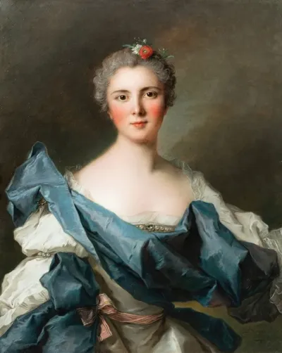 Portrait Of Marie Henriette De Polastron Comtesse Dandlau C 1716 1792