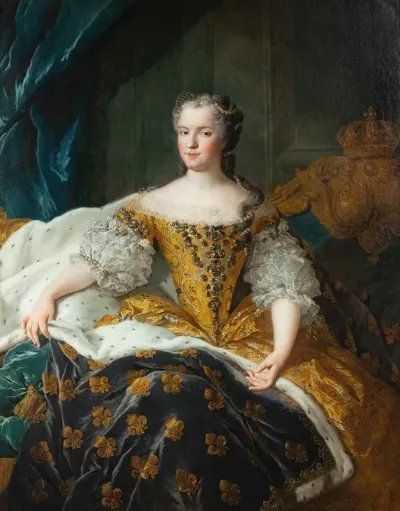 Portrait Of Marie Leszczynska Queen Of France 1703 1768