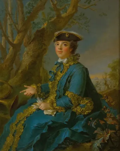 Portrait Of Marie Louise Elisabeth De France Duchess Of Parma