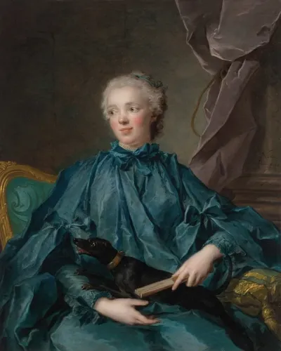 Portrait Of Marie Rose Larlan De Rochefort Marquise De Netumieres 1719 1785
