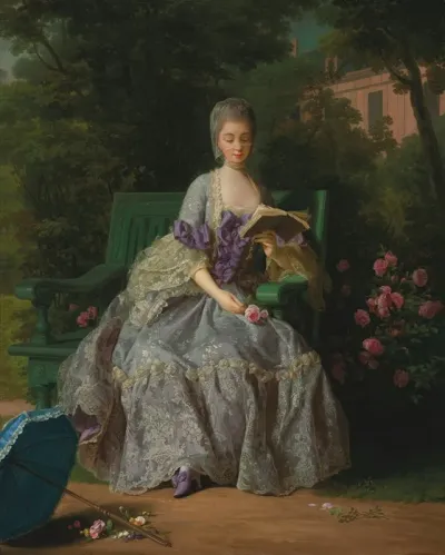 Portrait Of Marie Therese Louise Of Savoy Princesse De Lamballe 1749 1792