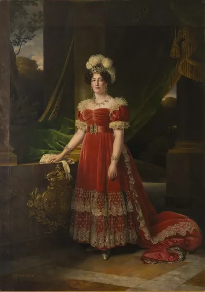 Portrait Of Marie Therese Of France Duchess Of Angouleme