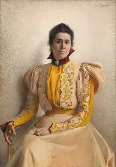 Portrait Of Marthine Cappelen Hjort