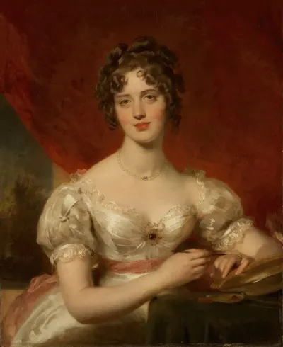 Portrait Of Mary Anne Bloxam Later Mrs Frederick H Hemming