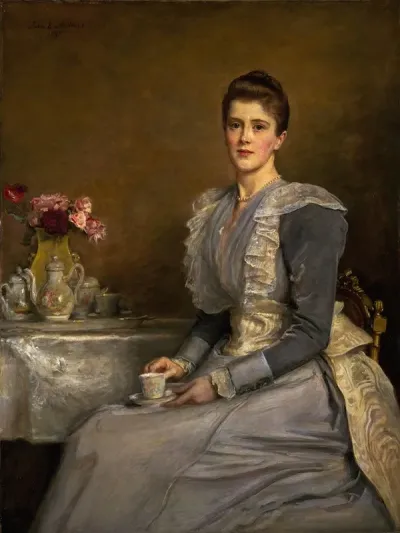 Portrait Of Mary Endicott D 1957 Mrs Joseph Chamberlain