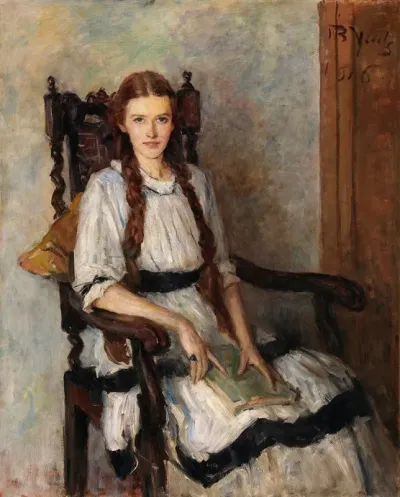 Portrait Of Mary Lapsley Guest Nee Caughey 1901 1964