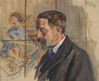 Portrait Of Mateusz Szukiewicz Curator Of The Jan Matejko House