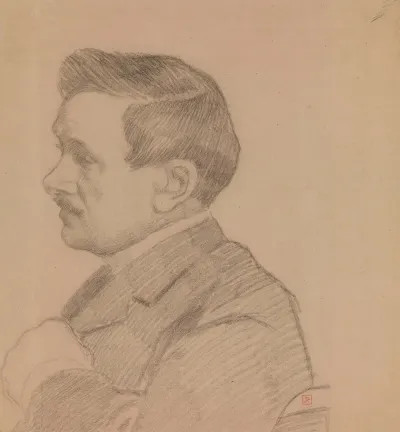 Portrait Of Maurice Maeterlinck