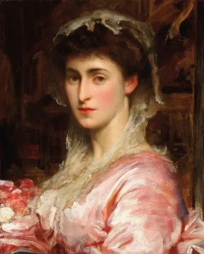 Portrait Of May Sartoris Mrs Henry Evans Gordon
