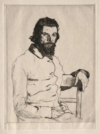 Portrait Of Meryon Seated