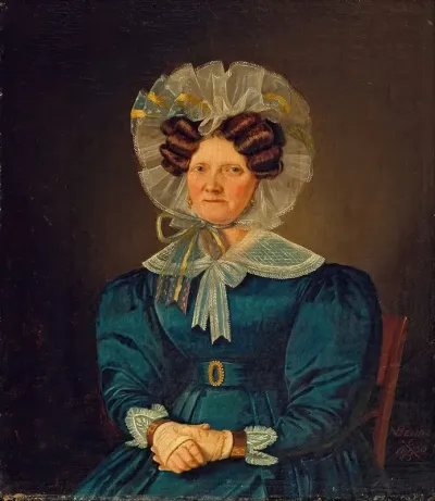 Portrait Of Mette Sophie Fuglsang The Artists Aunt