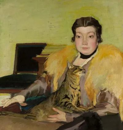 Portrait Of Michalina Krzyzanowskathe Artists Wife