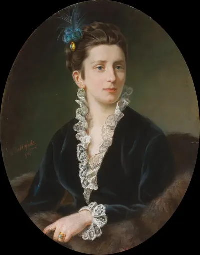 Portrait Of Michalina Zaborowski Nee Miaczynski