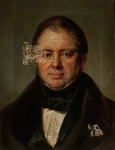 Portrait Of Mikolaj Tyrchowski Rector At St Annes Secondary School In Krakow