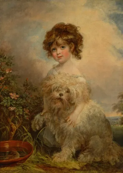 Portrait Of Miss Hetty Goldsmid 1798 1816 2
