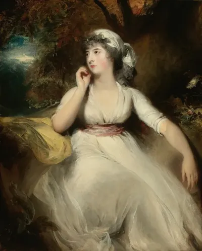 Portrait Of Miss Selina Peckwell Later Mrs George Grote 1775 1845