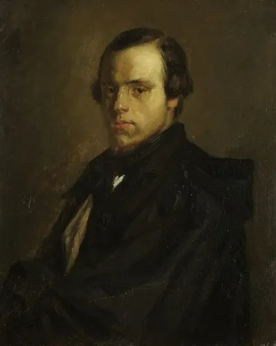 Portrait Of Mister Le Courtois The Artists Brother In Law