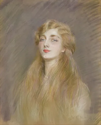 Portrait Of Mlle Blanche De Pas 2