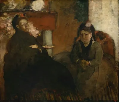 Portrait Of Mme Lisle And Mme Loubens