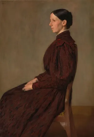 Portrait Of Mrs Anna Dick