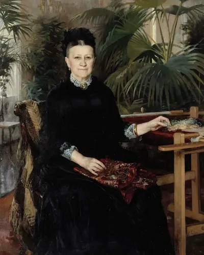 Portrait Of Mrs Anna Sinebrychoff