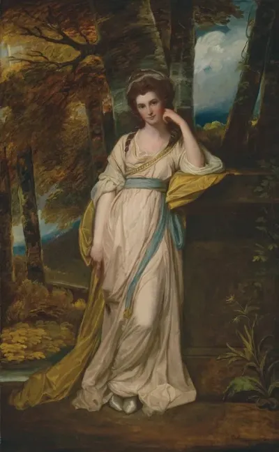 Portrait Of Mrs Deborah Jemima Maxwell 1755 1789