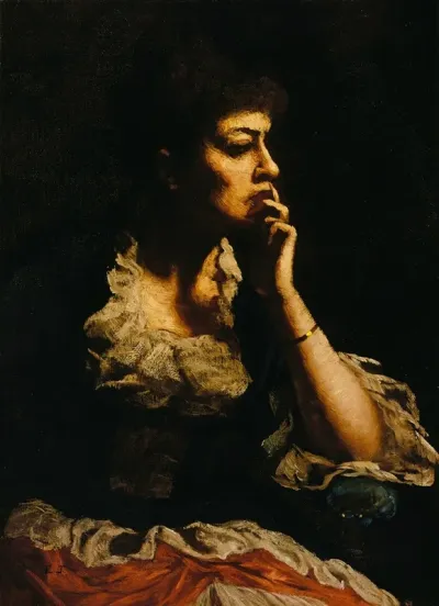 Portrait Of Mrs Eastman Johnson